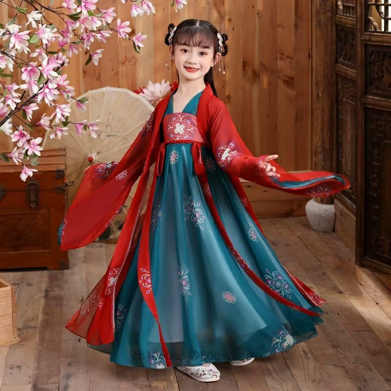 Robe traditionnelle chinoise pour filles