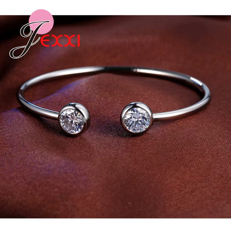 Bracelet en argent sterling 925 au design simple