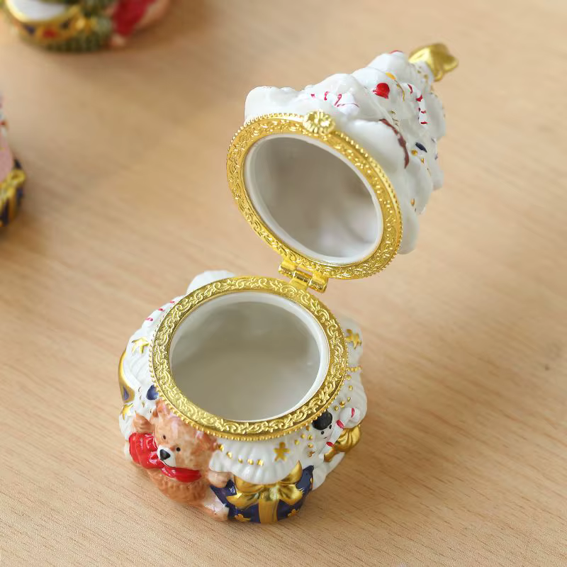 Boîte à bijoux créative en céramique