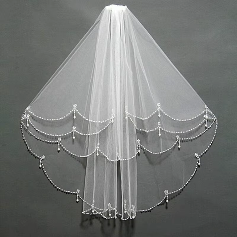 Voile de mariage pour femmes avec peigne