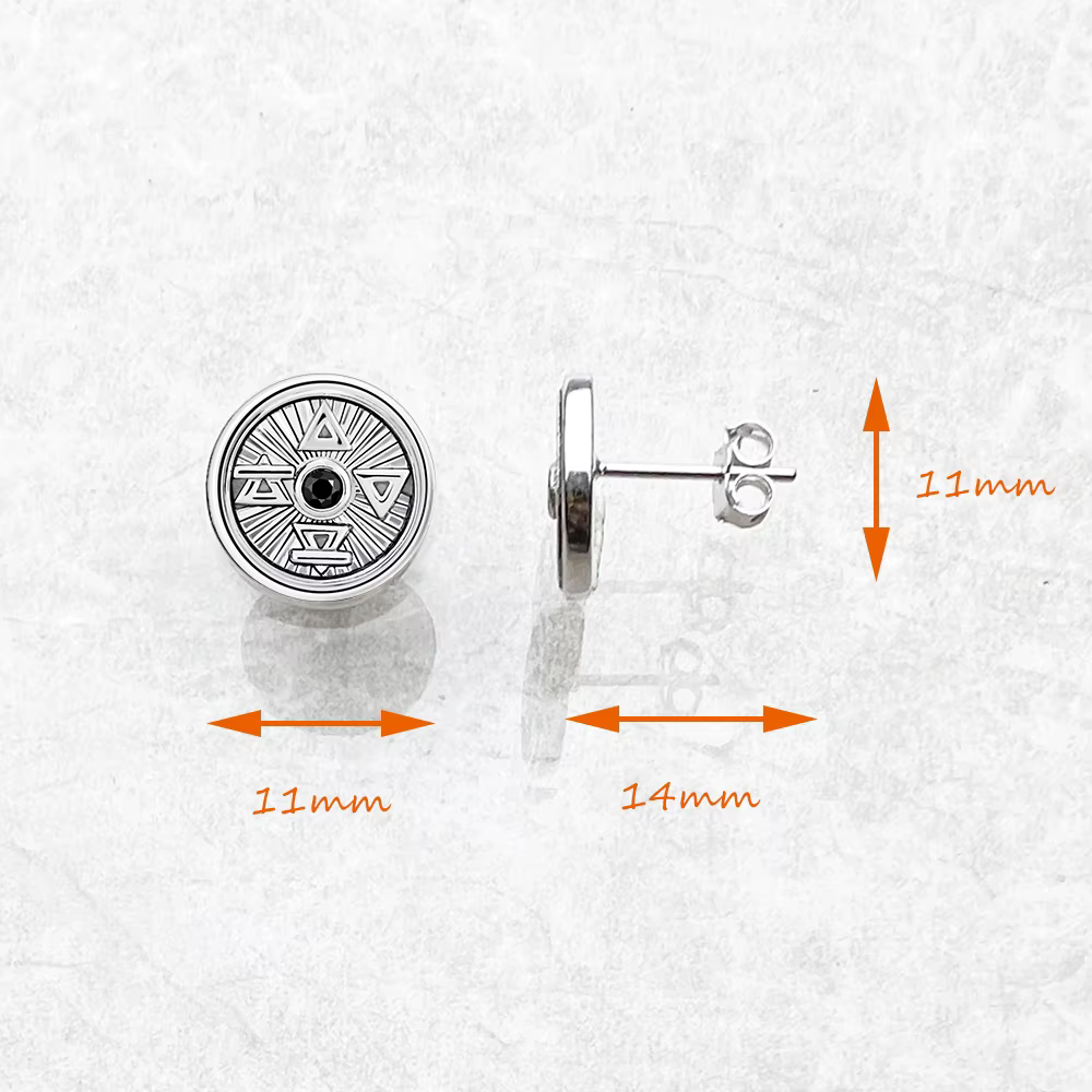 Boucles d'oreilles en argent sterling 925 véritable