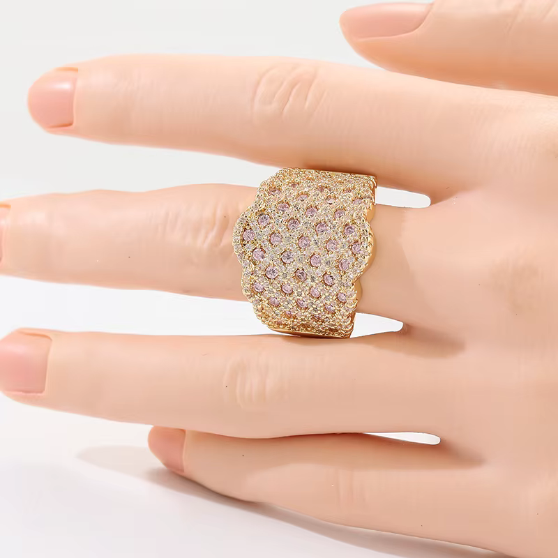 Bague large de style bohème pour femmes