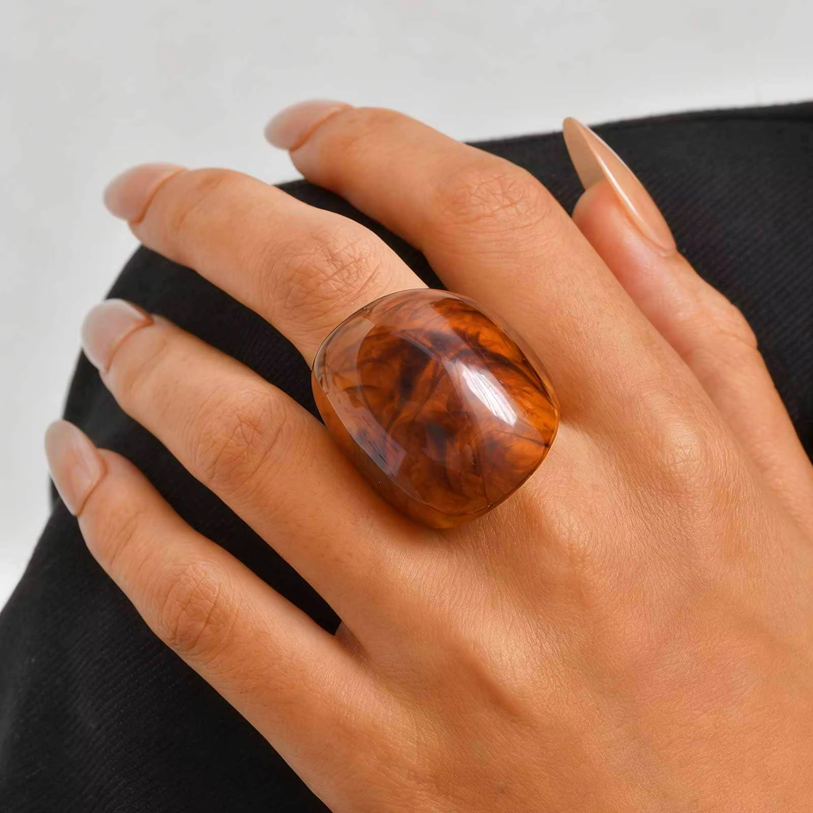 Bague croix ouverte pour femmes
