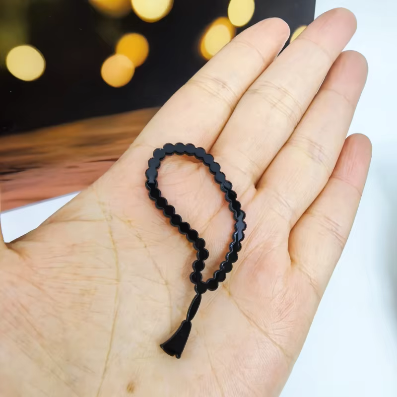 20 pièces perles prière collier baptême chapelet faveurs miroir