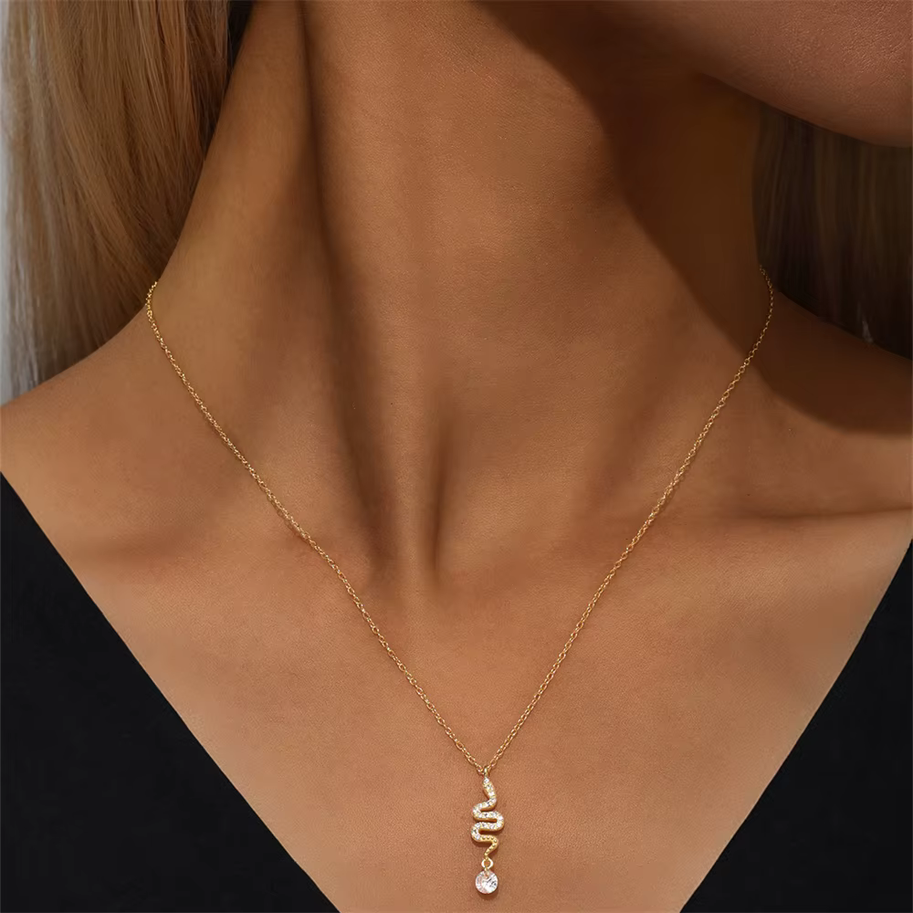 BOAKO Plata De Ley 925 collier pour femmes 2021 Bijoux sur le cou chaîne 12 couleurs pierres tour de cou clavicule