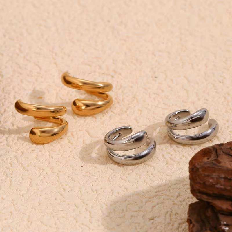 Boucles d'oreilles Punk sans perçage pour femme