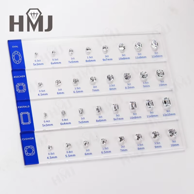Réglage des bijoux pierres précieuses taille diamant Carat bague Sizer testeur outils de guidage comparaison
