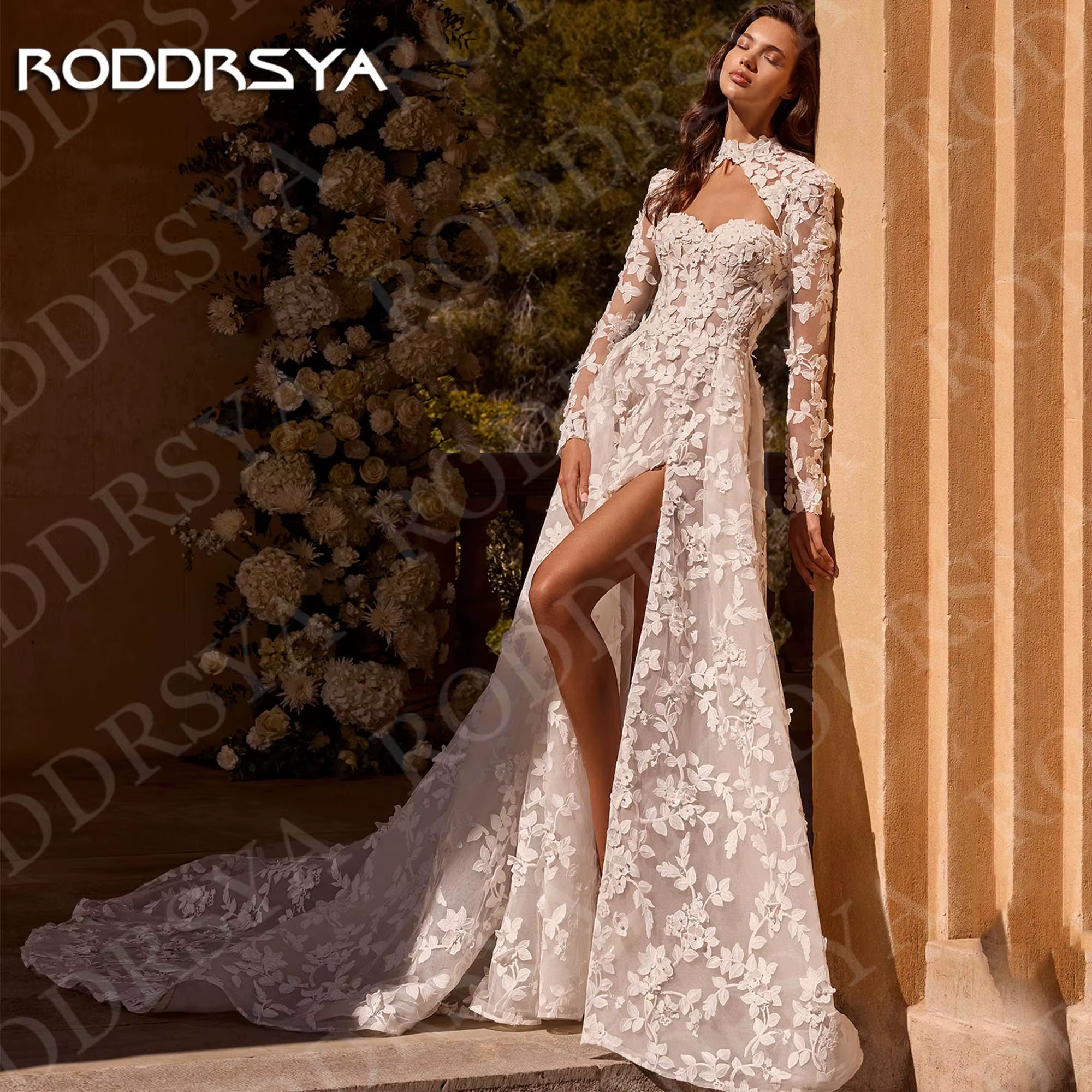 RODDRSYA robes de mariée Vintage