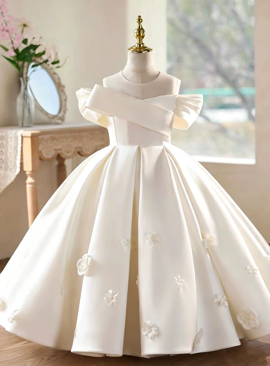 Robe de demoiselle d'honneur blanche Dreamy Vow D336