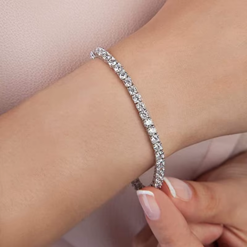 Bracelet de Tennis en zircone pour femmes