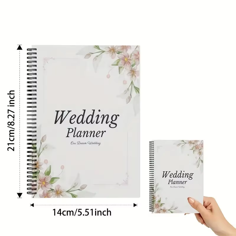 Carnet de planification de mariage rigide