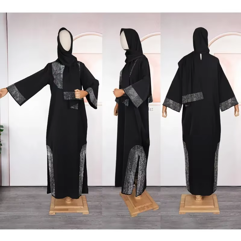 Abayas-Robe de Luxe pour Femmes Musulmanes Africaines