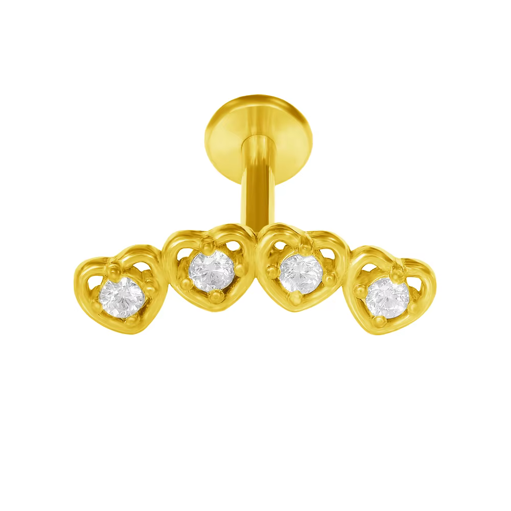 Boucles d'oreilles à dos plat en forme de feuille