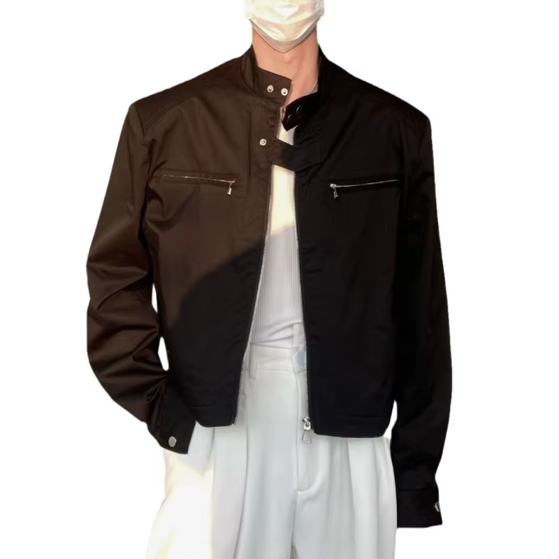 Veste fonctionnelle courte pour hommes printemps et automne Niche américaine haute rue marque à la mode