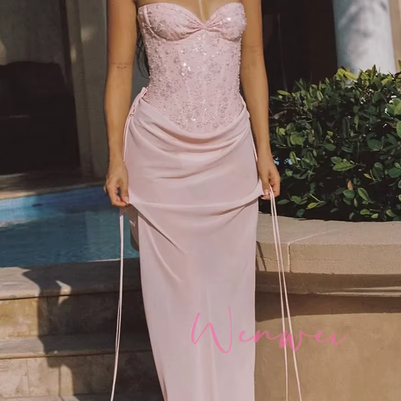 Pretty Wisher Robe de Soirée Personnalisée Élégante et Luxueuse