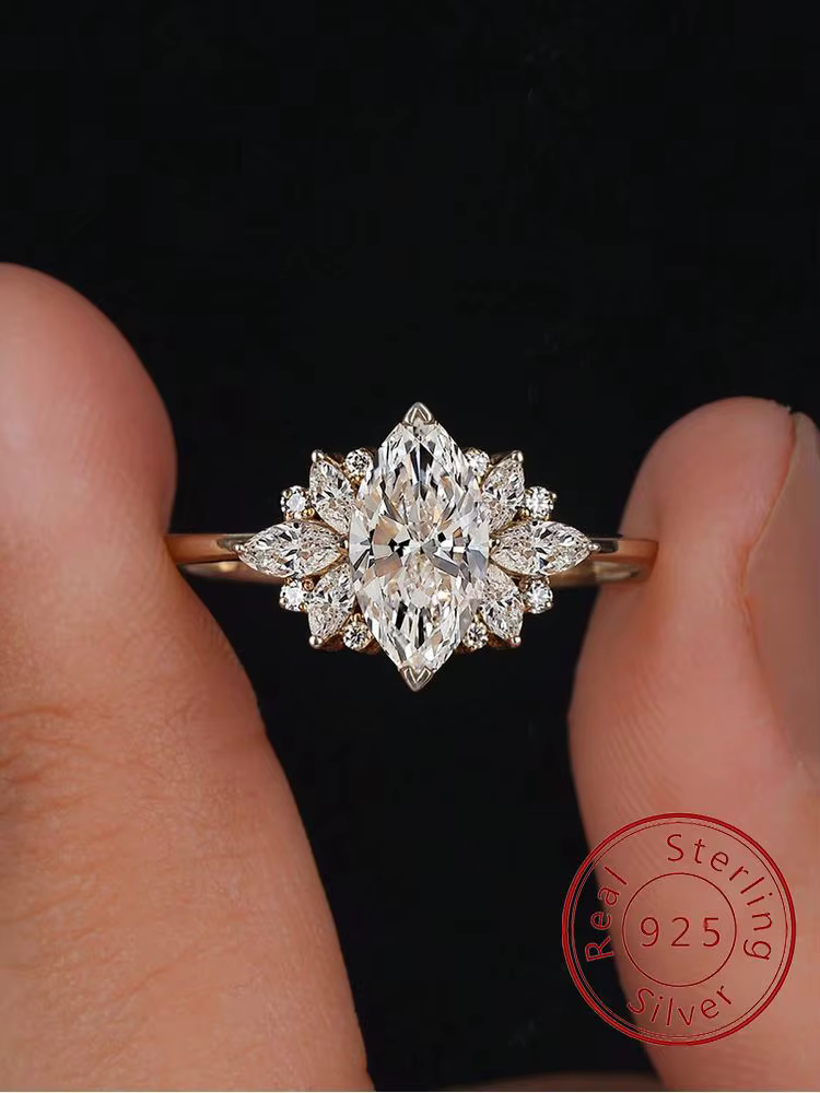 Bague en argent Sterling 925 pour femmes