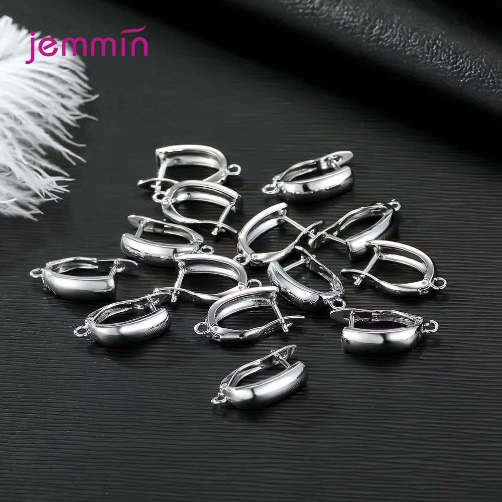 Boucle d'oreille à levier arrière en argent 925