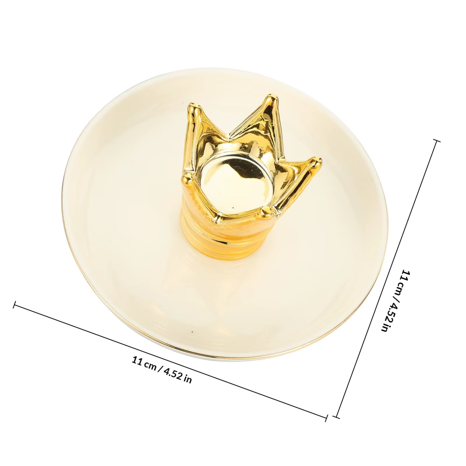 Plateau de rangement pour bijoux en céramique