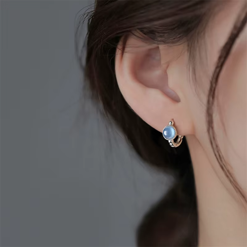 Boucles d'oreilles JellyStory Aquamarine