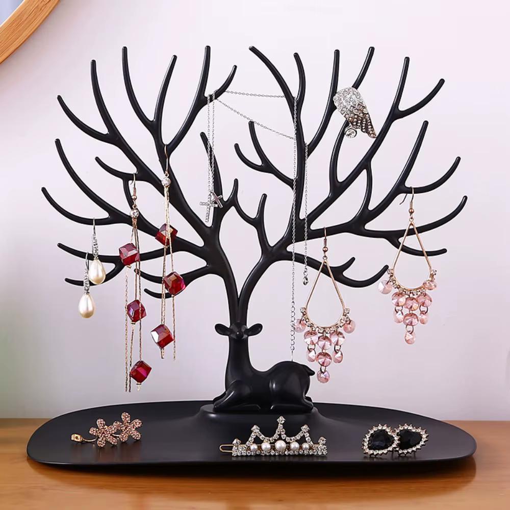Présentoir de Bijoux en Bois Créatif