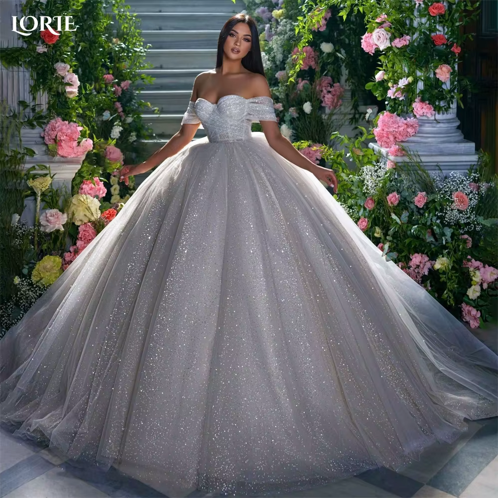 Robe de Mariée en Tulle Pailmétrage
