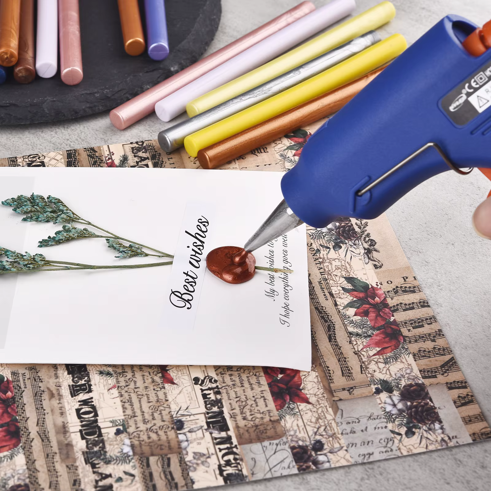 Mélange de fleurs séchées pour la fabrication de bijoux en résine