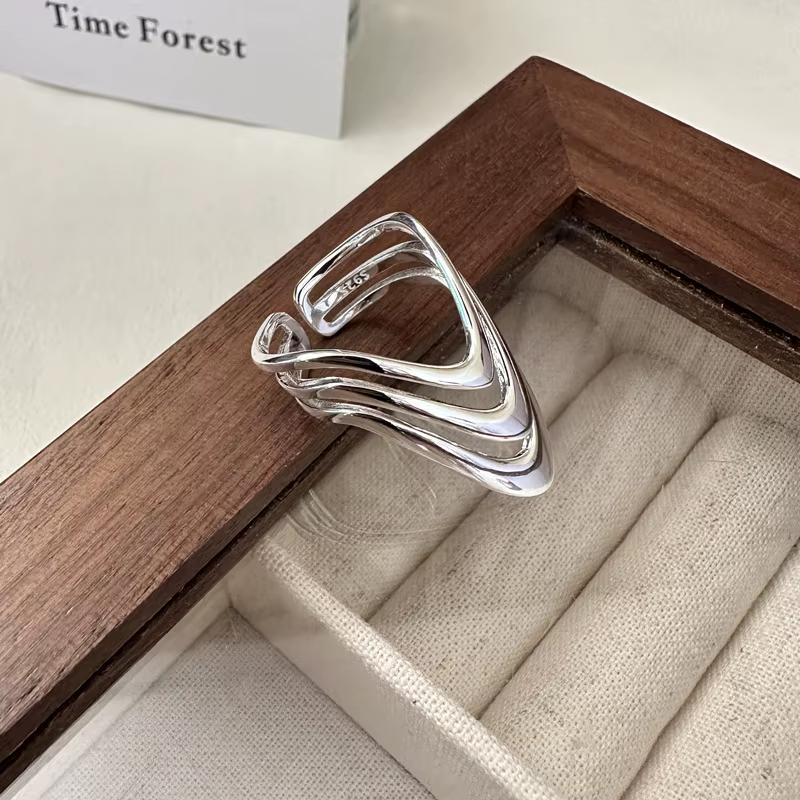Bagues de fiançailles en argent Sterling 925 pour femmes