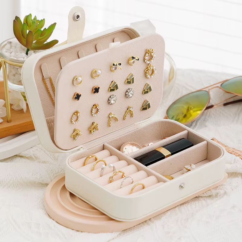 Boîte de rangement de bijoux Portable