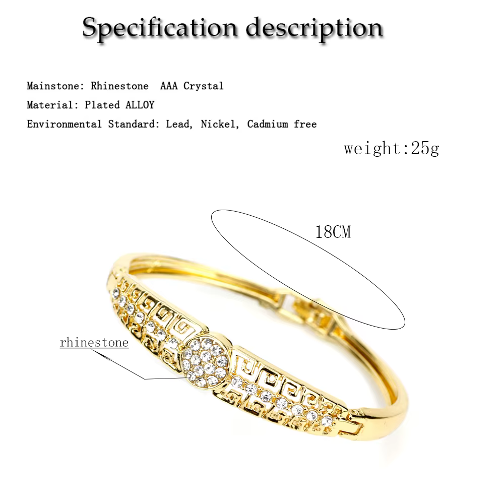 SUNSPICEMS plein strass indien Bracelet rétro couleur or grand rouge vert blanc cristal turc Design manchette