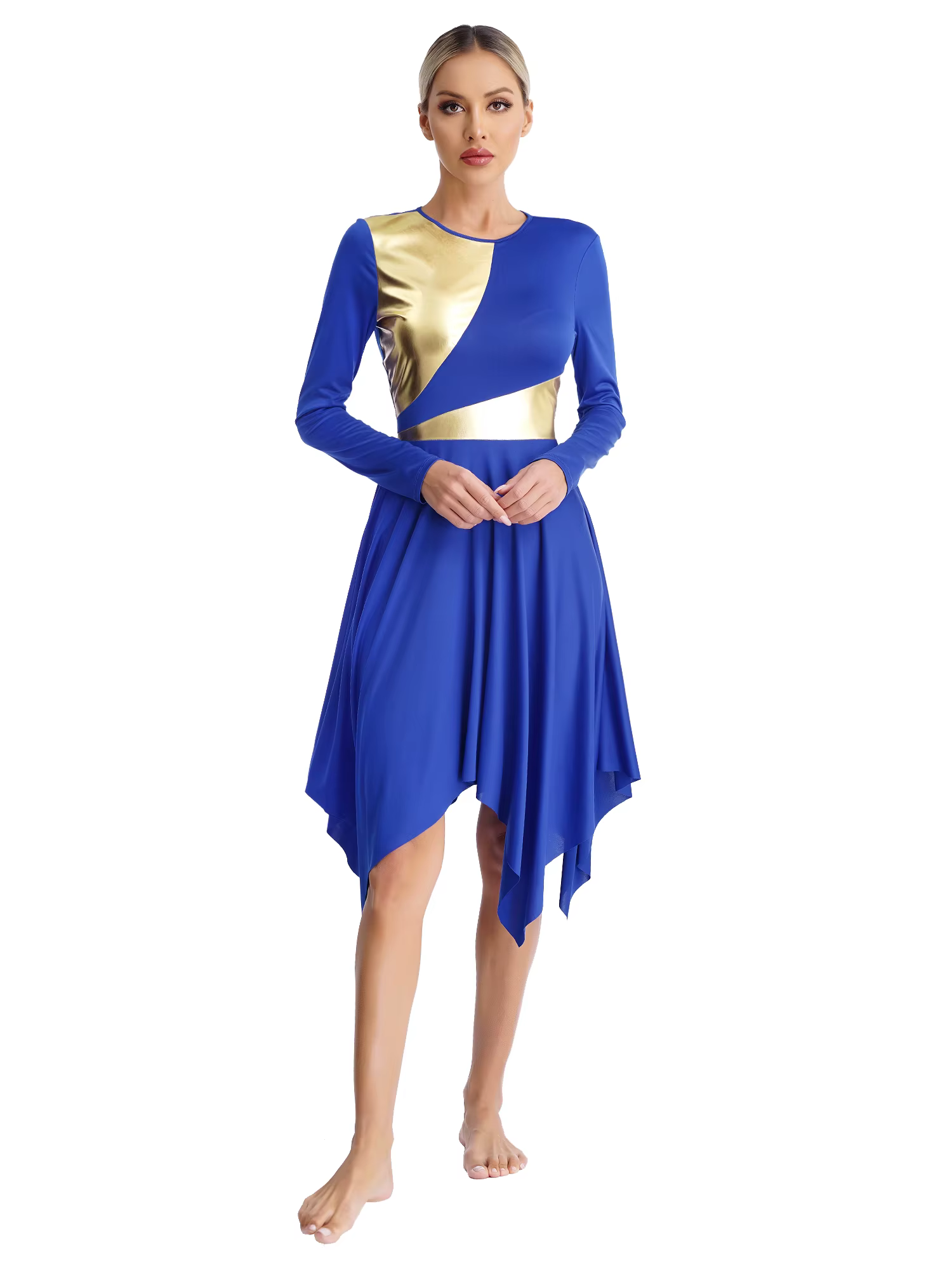 Tenue de spectacle de chorale d'église pour femmes