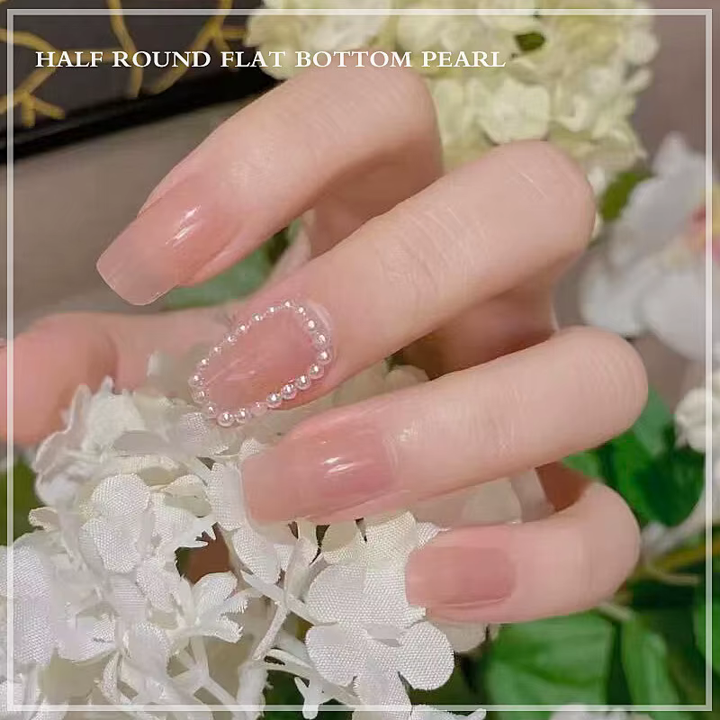Perle d'imitation ABS blanc ivoire 2-25mm
