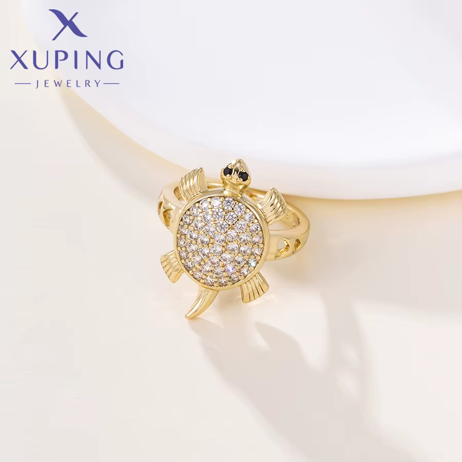 Bague Xuping Bijoux Tendance Élégante Nouvelle Arrivée Motif Animal Plaqué Or pour Cadeau de Fête X001139144