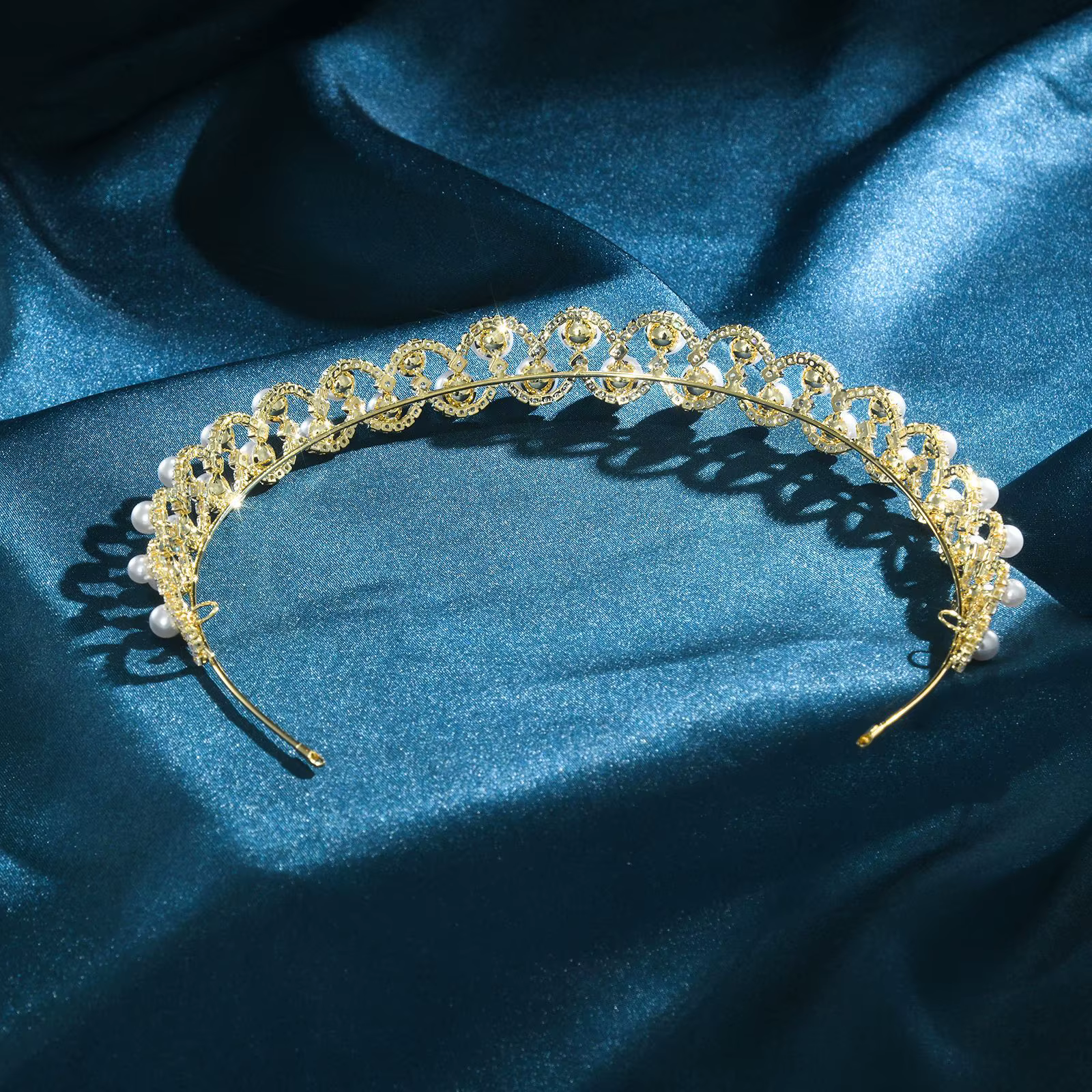 Diadème de mariée baroque pour mariage