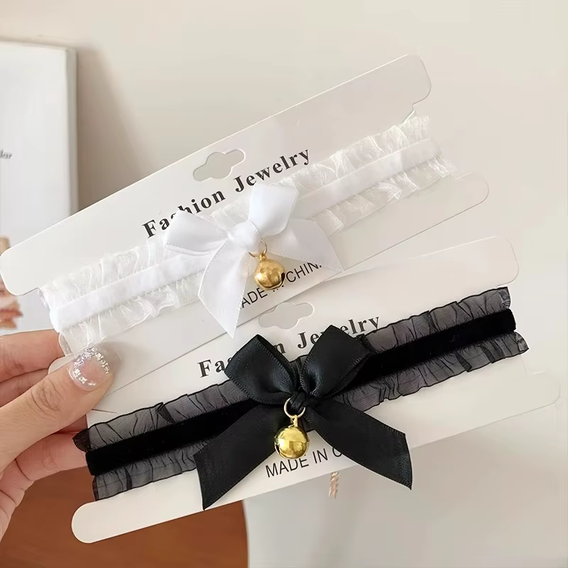 Lolita – collier en cuir pour femmes et filles