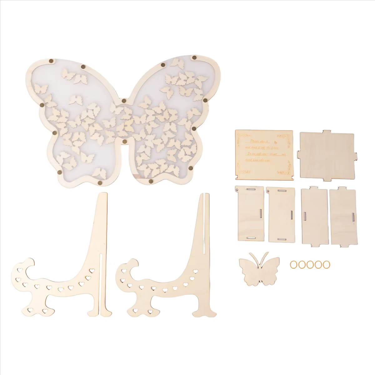 [CLOS] Livre d'or de mariage blanc Alternative pour 40 invités à 200 invités