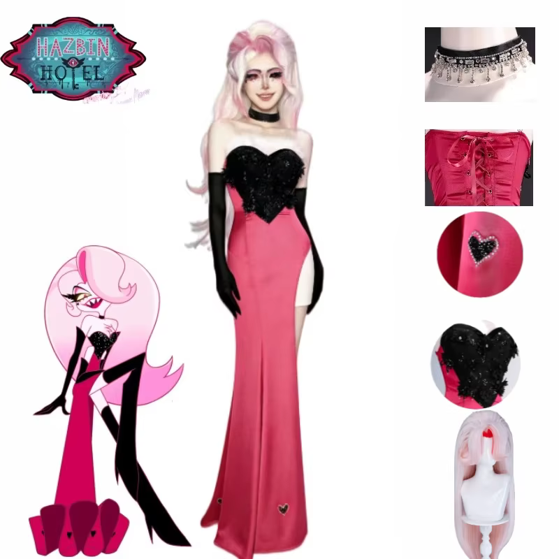 Costume de cosplay Angel Dust d'Hazbin Hotel