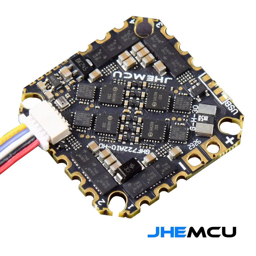 JHEMCU GHF722AIO-HD 40A AIO contrôle de vol ESC tout-en-un 2-6S pour FPV Freestyle CinewhoopFPV Racing