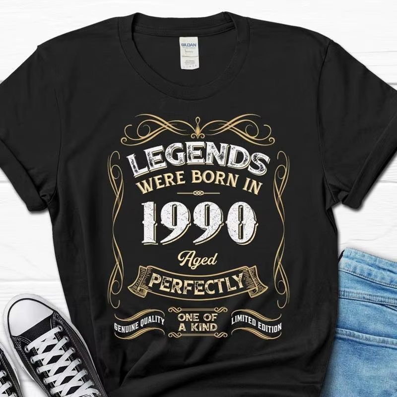T-shirt pour hommes du 35e anniversaire