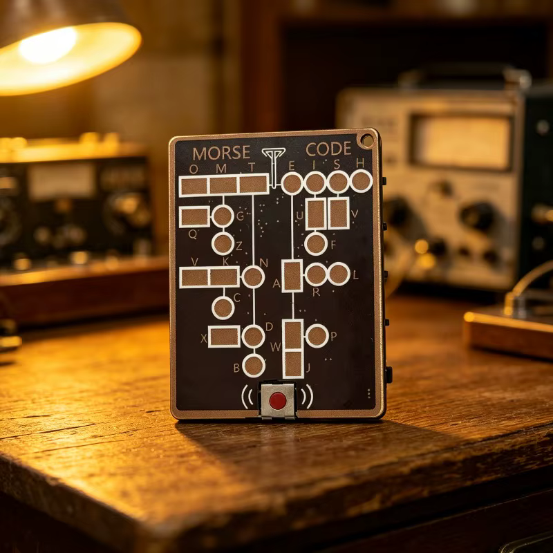 Carte d'entraînement au code Morse Pro édition LED
