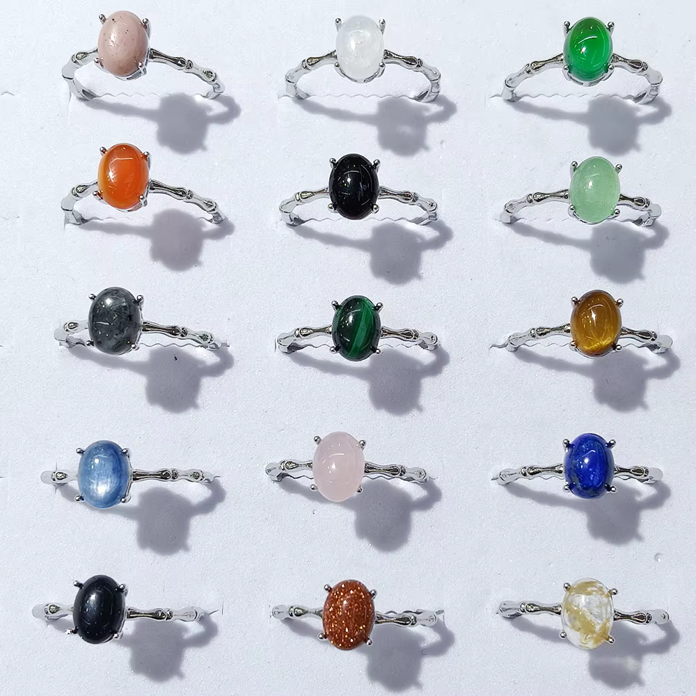 Bague en améthyste 100% naturelle pour femmes