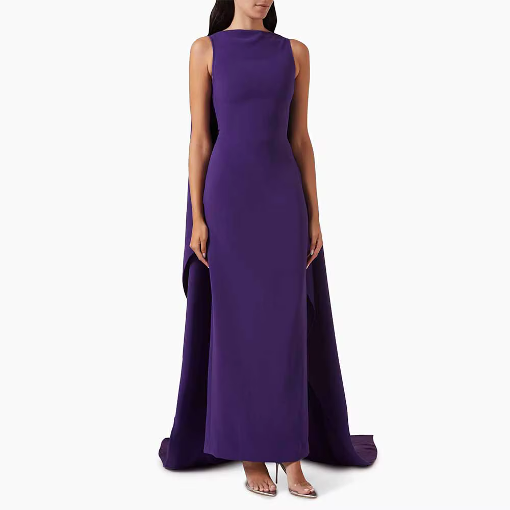 Robes d'invitées de mariage violettes pour femmes