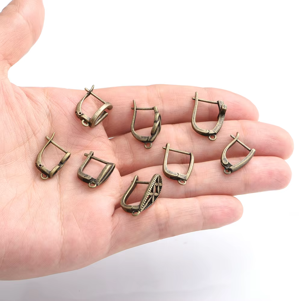 Boucles d'oreilles en Bronze Antique