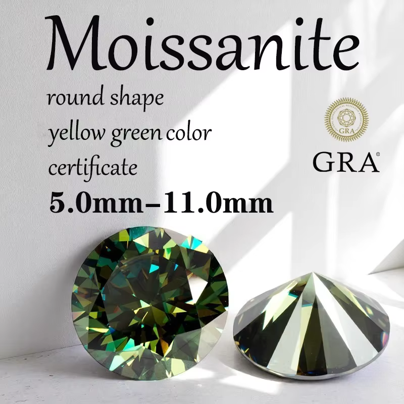 Moissanite taille ronde