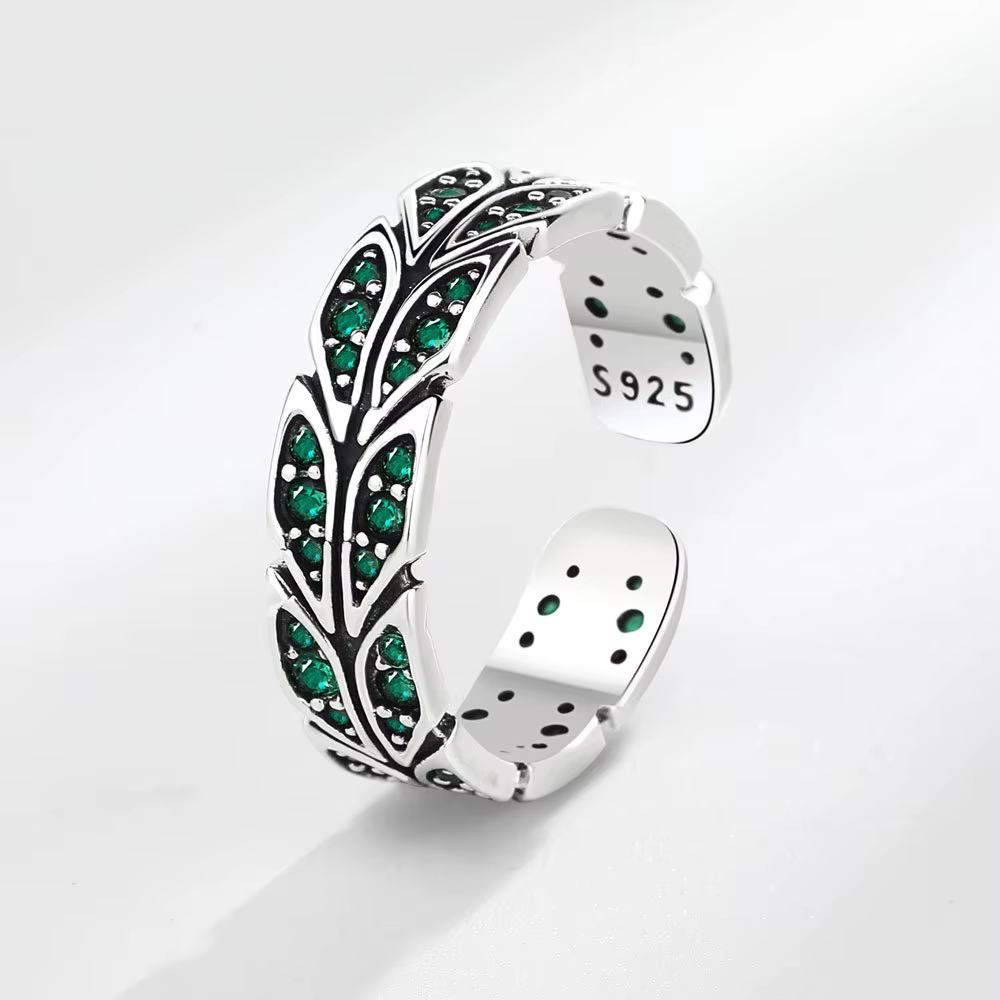 Bague en argent thaïlandais rétro pour femme