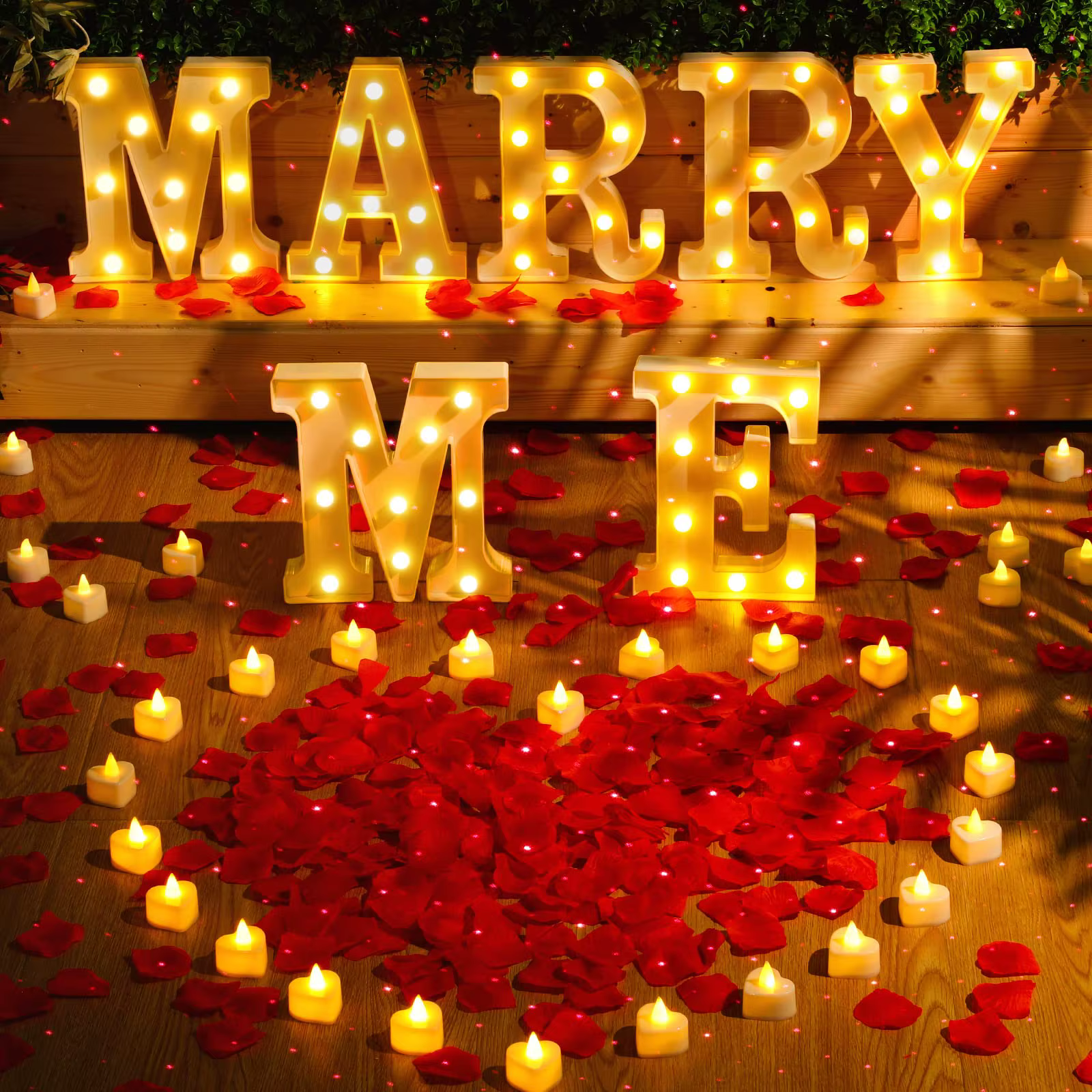 Marry Me Lettres Décorations de proposition Will You