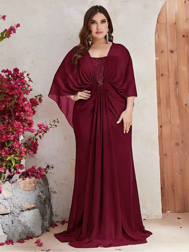 Robe de soirée grande taille en liquidation 4XL 5XL
