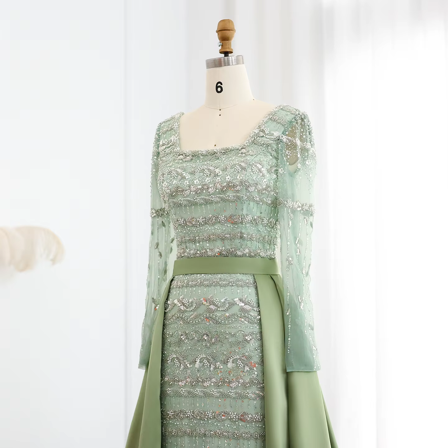 Sharon Said – robe de soirée élégante bleue de dubaï