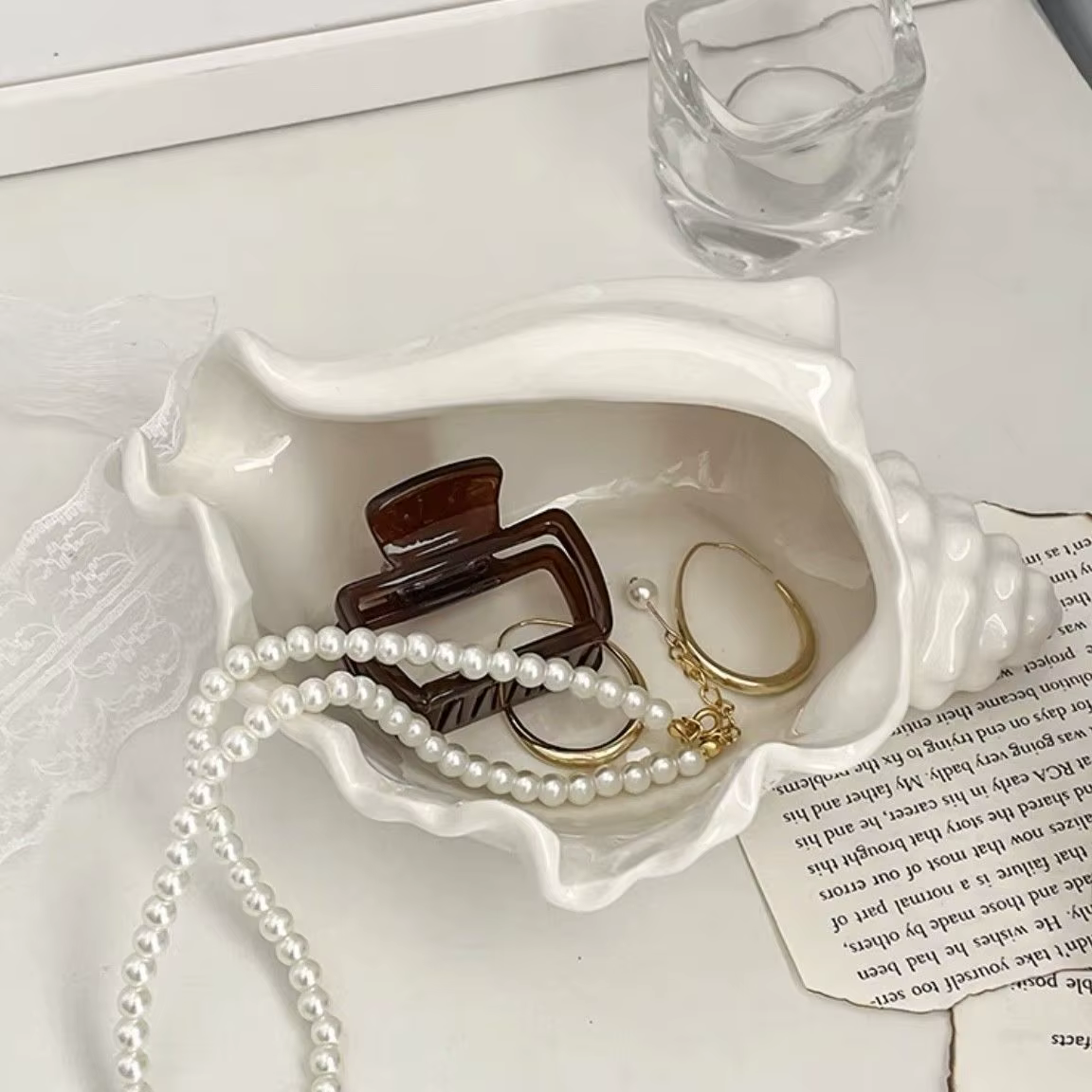 Boîte à bijoux créative en céramique