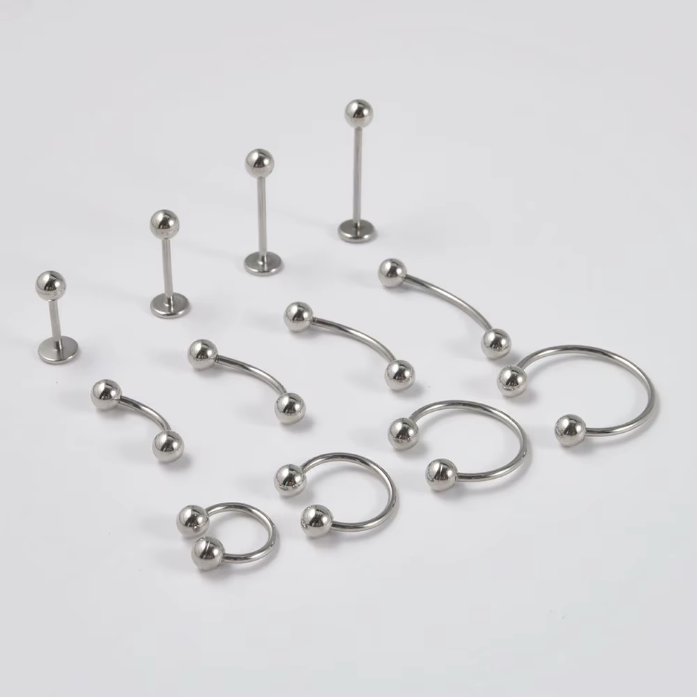 Labret à lèvres en acier chirurgical