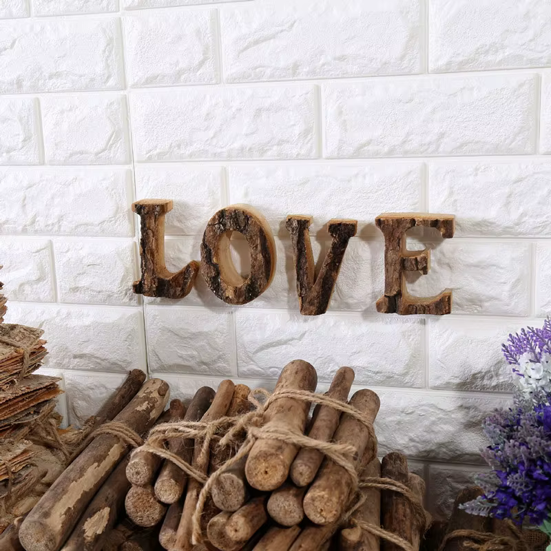 Lettres en bois décor à la maison Alphabet numéro bricolage